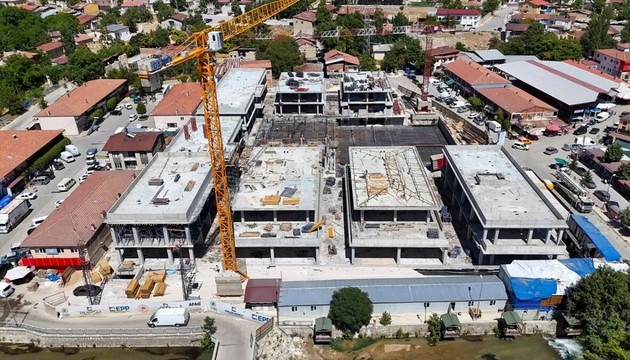 Darende Çarşısı'nda yüzde 85 tamam